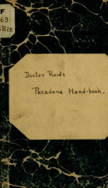 Dr. Reid's Pasadena hand-book_cover