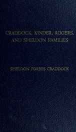 Craddock, Kinder, Rogers, and Sheldon families_cover