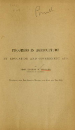Progress in agriculture by education and government aid_cover