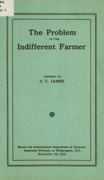 The problem of the indifferent farmer;_cover