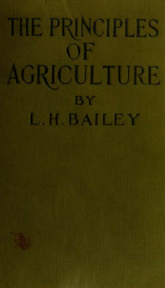 The principles of agriculture, a text-book for schools and rural societies_cover