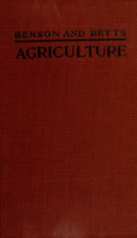 Agriculture; a text for the school and the farm_cover