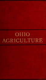 History of Ohio agriculture; a treatise on the development of the various lines and phases of farm life in Ohio_cover