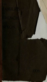 The families of French of Belturbet and Nixon of Fermanagh, and their descendants_cover