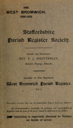 West Bromwich parish register 1_cover