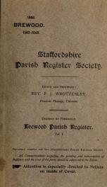 Brewood parish register 1_cover