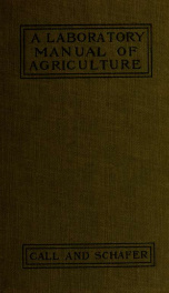 A laboratory manual of agriculture for secondary schools_cover