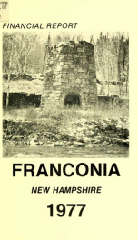 Annual financial report of the town officers of Franconia, N.H 1977_cover