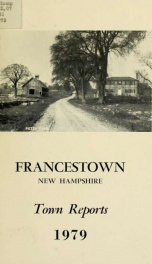 Annual reports Town of Francestown, New Hampshire 1979_cover