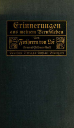 Erinnerungen aus meinem berufsleben 1849 bis 1867_cover