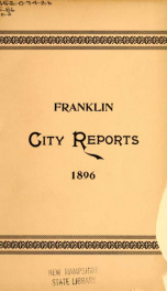 Annual report of Franklin, New Hampshire 1896_cover