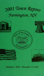 Annual reports of the Town of Farmington, New Hampshire 2001_cover