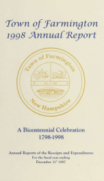 Annual reports of the Town of Farmington, New Hampshire 1997_cover