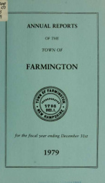 Annual reports of the Town of Farmington, New Hampshire 1979_cover