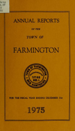 Annual reports of the Town of Farmington, New Hampshire 1975_cover