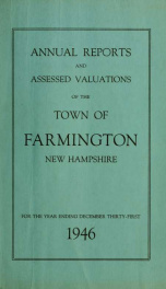 Annual reports of the Town of Farmington, New Hampshire 1946_cover