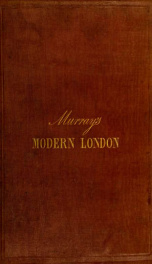 Murray's handbook for modern London : modern London, or, London as it is_cover