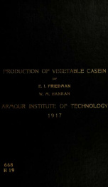 Production of vegetable casein_cover