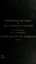 The development and design of mill constructed buildings_cover