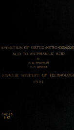 Reduction of ortho-nitro-benzoic acid to anthranilic acid_cover