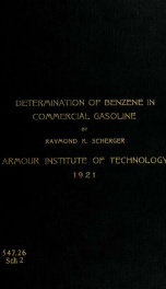 Determination of benzene in commercial gasoline_cover