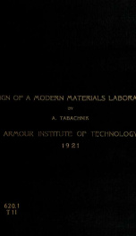 Design of a modern materials laboratory_cover