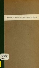 Report of Secretary of State [serial] 1873_cover