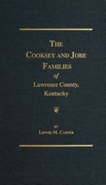 The Cooksey and Jobe families of Lawrence County, Kentucky_cover