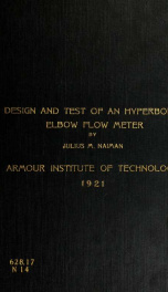 Design and test of an hyperbolic elbow flow meter_cover