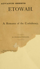 Etowah : a romance of the Confederacy_cover