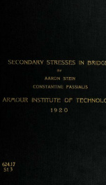 Secondary stresses in bridges_cover