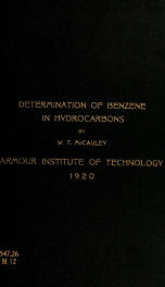 Determination of benzene and its derivatives in admixtures with paraffin hydrocarbons_cover