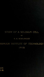 Study of a selenium cell_cover