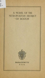 A description of the topographical model of metropolitan Boston_cover