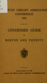Condensed guide to certain historic places in Boston and vicinity_cover