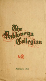 The Dahlonega Collegian February 1912_cover