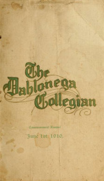 The Dahlonega Collegian June 1, 1910_cover