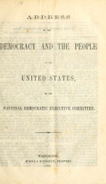 Address to the Democracy and the people of the United States_cover
