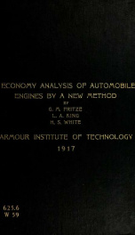 An economy analysis of automobile engines by a new method_cover