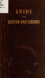 Boston sights; or, Hand-book for vistors_cover