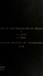 Study of the production of resorcin_cover