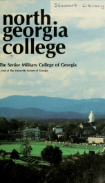 North Georgia College Undergraduate Bulletin 1985-87_cover