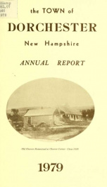 Annual report the Town of Dorchester, New Hampshire 1979_cover