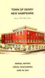 Annual reports of the Town of Derry, New Hampshire 2001_cover