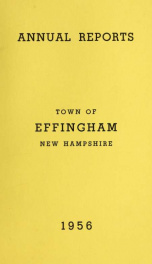 Annual reports Town of Effingham, New Hampshire 1956_cover