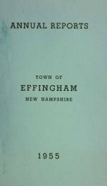 Annual reports Town of Effingham, New Hampshire 1955_cover