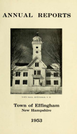 Annual reports Town of Effingham, New Hampshire 1953_cover