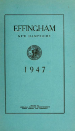 Annual reports Town of Effingham, New Hampshire 1947_cover