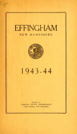 Annual reports Town of Effingham, New Hampshire 1944_cover