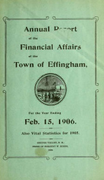 Annual reports Town of Effingham, New Hampshire 1906_cover